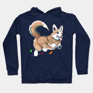 Corgicorn - Adorable Fantasy Dog Art Hoodie